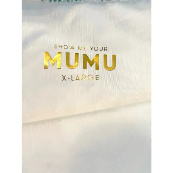 Show Me Your Mumu Sail Bikini Bottom Tiki Palms Contour Scrunch XL - Picture 4 of 5